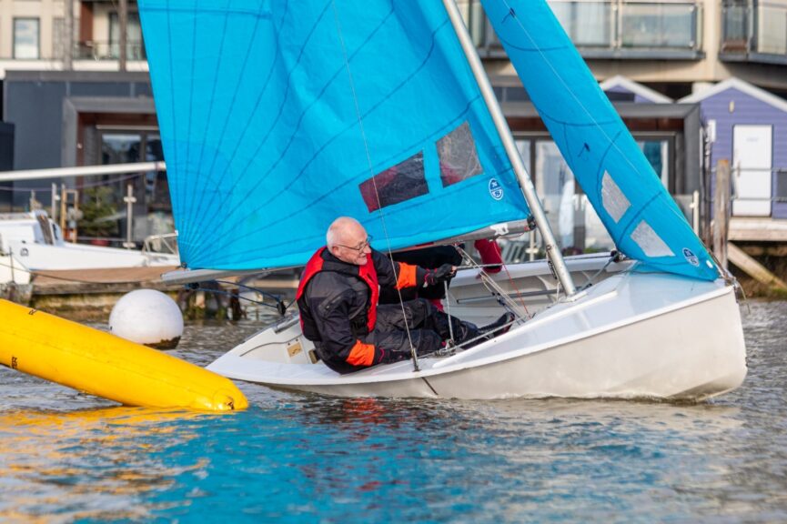 Dignhy Sailing at sussex yacht club - icicle race