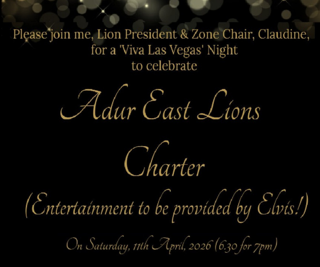 Adur Lions Charter Event