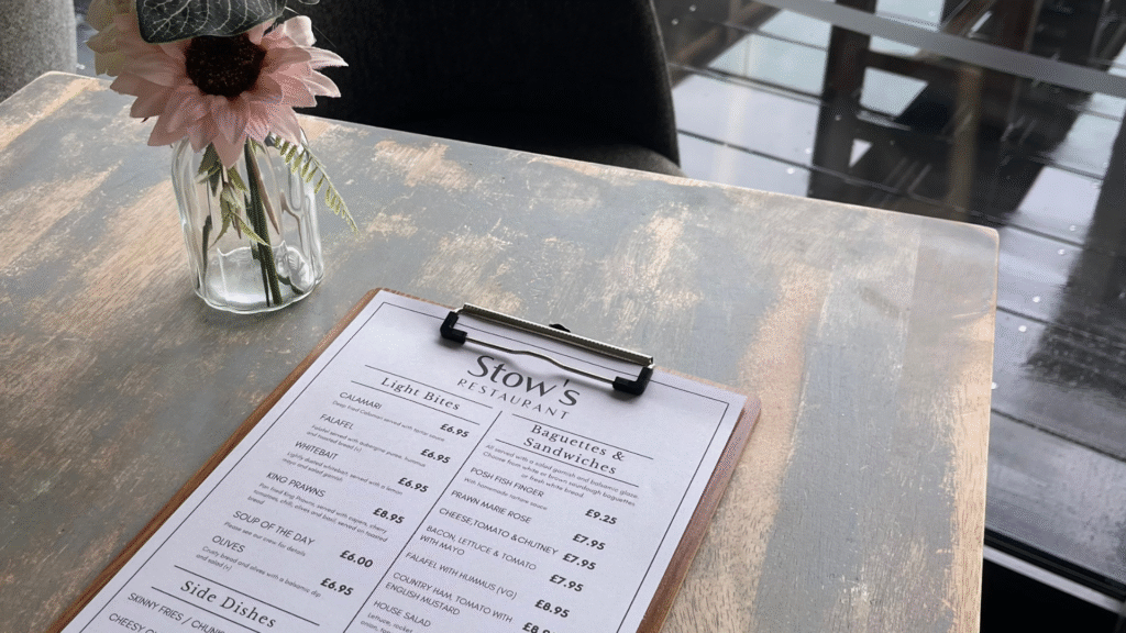 2025 Stow's Menu